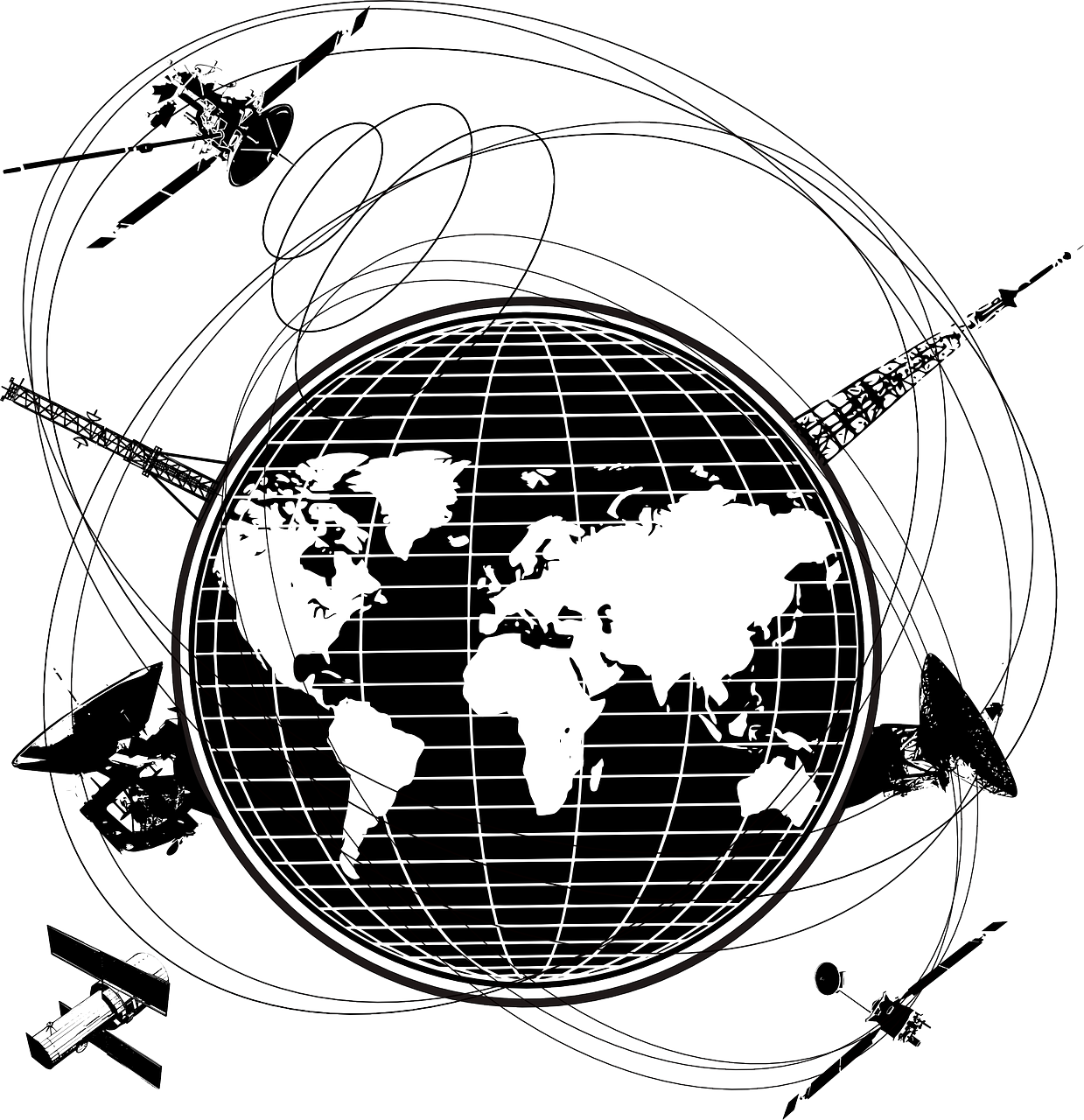 satellites, space, orbit, orbiting, telecommunication, global, communication, transmission, broadcast, radar, radio, wireless, internet, satellite, transmitter, network, telecommunication, radar, radio, radio, satellite, satellite, satellite, satellite, satellite